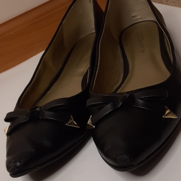 BCBGeneration Zephir Pointy Toe Stud Bow Flats - Picture 4 of 8